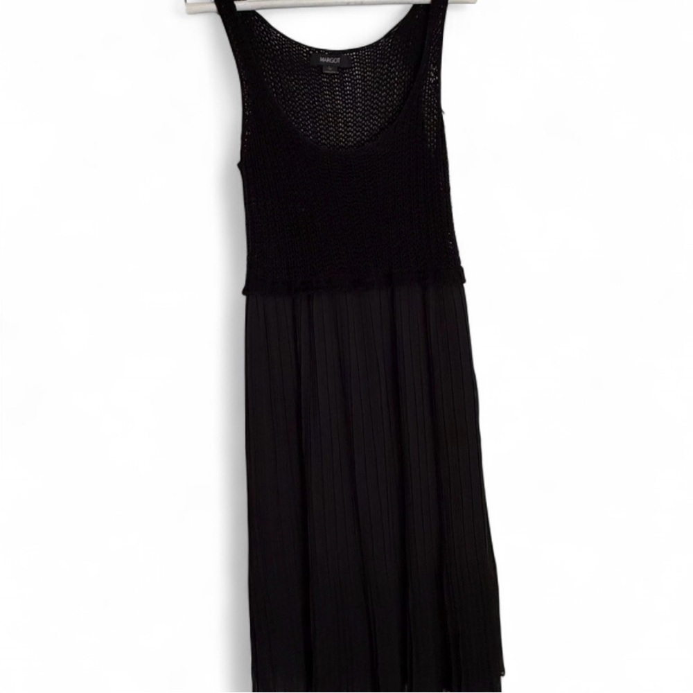 Margot Black Sleeveless Knit Maxi Dress